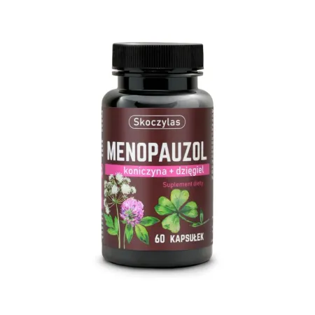 Skoczylas MENOPAUZOL koniczyna czerwona, dzięgiel - 60 kapsułek